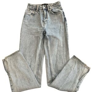 White Fox High Rise Straight Leg Light Blue Jeans Size XS (0-2)